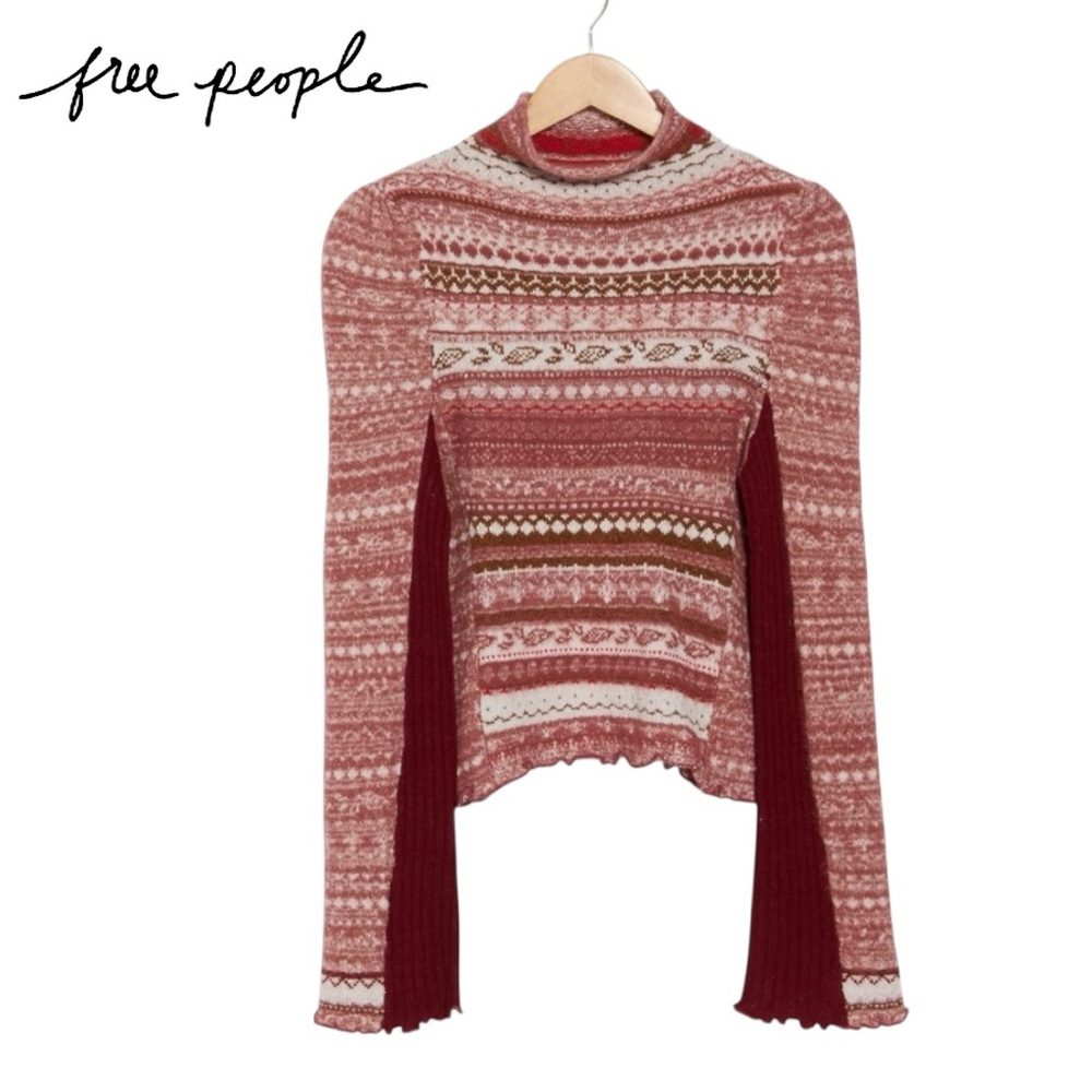 NWT Free People Bali Juniper Turtleneck Sweater - Picture 4 of 4